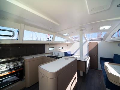 Galley of Horizon, a RM Yachts RM 1260 sailboat at Antibes, France