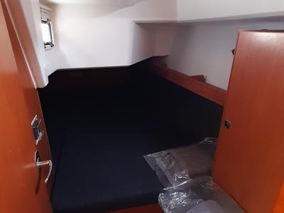 Cabin on Optasia, a Bavaria Cruiser 41 sailboat at Municipal Unit of Rhodes, Greece