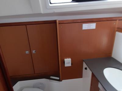 Head on Optasia, a Bavaria Cruiser 41 sailboat at Municipal Unit of Rhodes, Greece