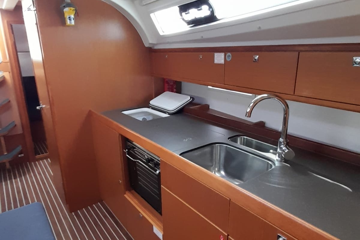 Optasia, a Bavaria Cruiser 41 sailboat at Municipal Unit of Rhodes, Greece