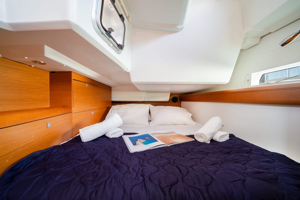 Kalliroi, a Jeanneau Sun Odyssey 519 sailboat at Municipal Unit of Rhodes, Greece