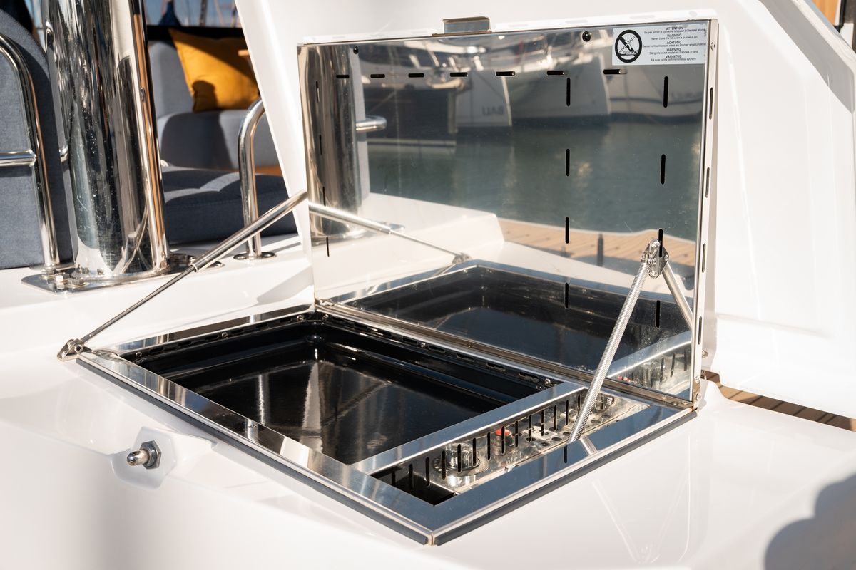 DISFRUTONA, a Bali 5.2 catamaran at Port d'Andratx, Spain