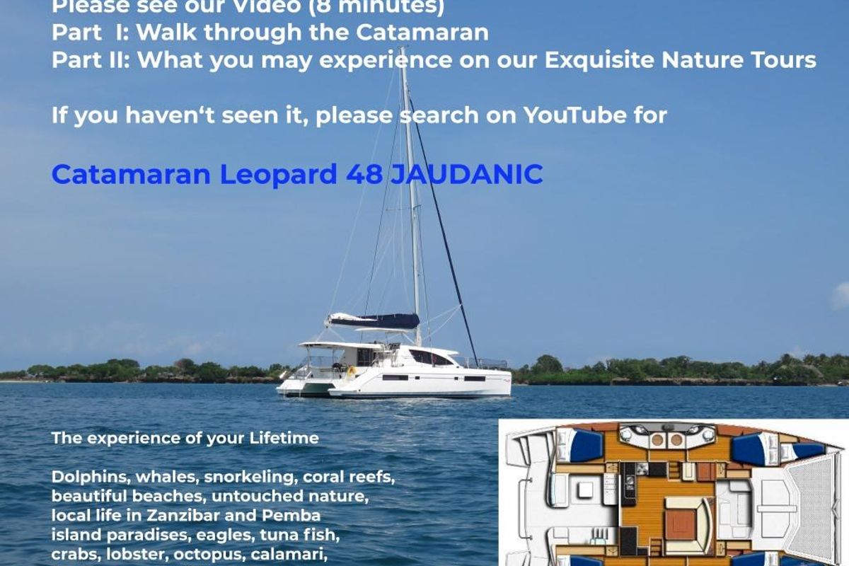 Premium, a Leopard 48 catamaran at Azam Marina, Tanzania