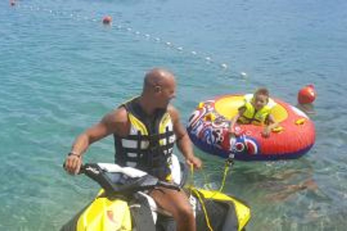 Exterior view of Lucky, a SEA DOO SPARK 90HP motorboat at Jezera, Croatia