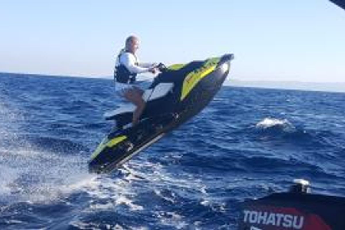 Exterior view of Lucky, a SEA DOO SPARK 90HP motorboat at Jezera, Croatia