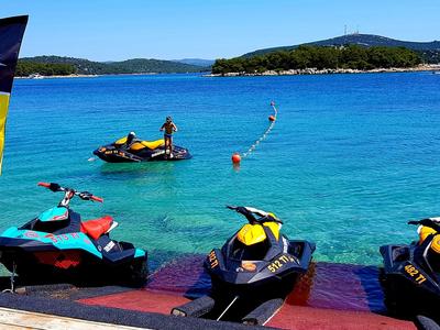 Exterior view of Lucky, a SEA DOO SPARK 90HP motorboat at Jezera, Croatia