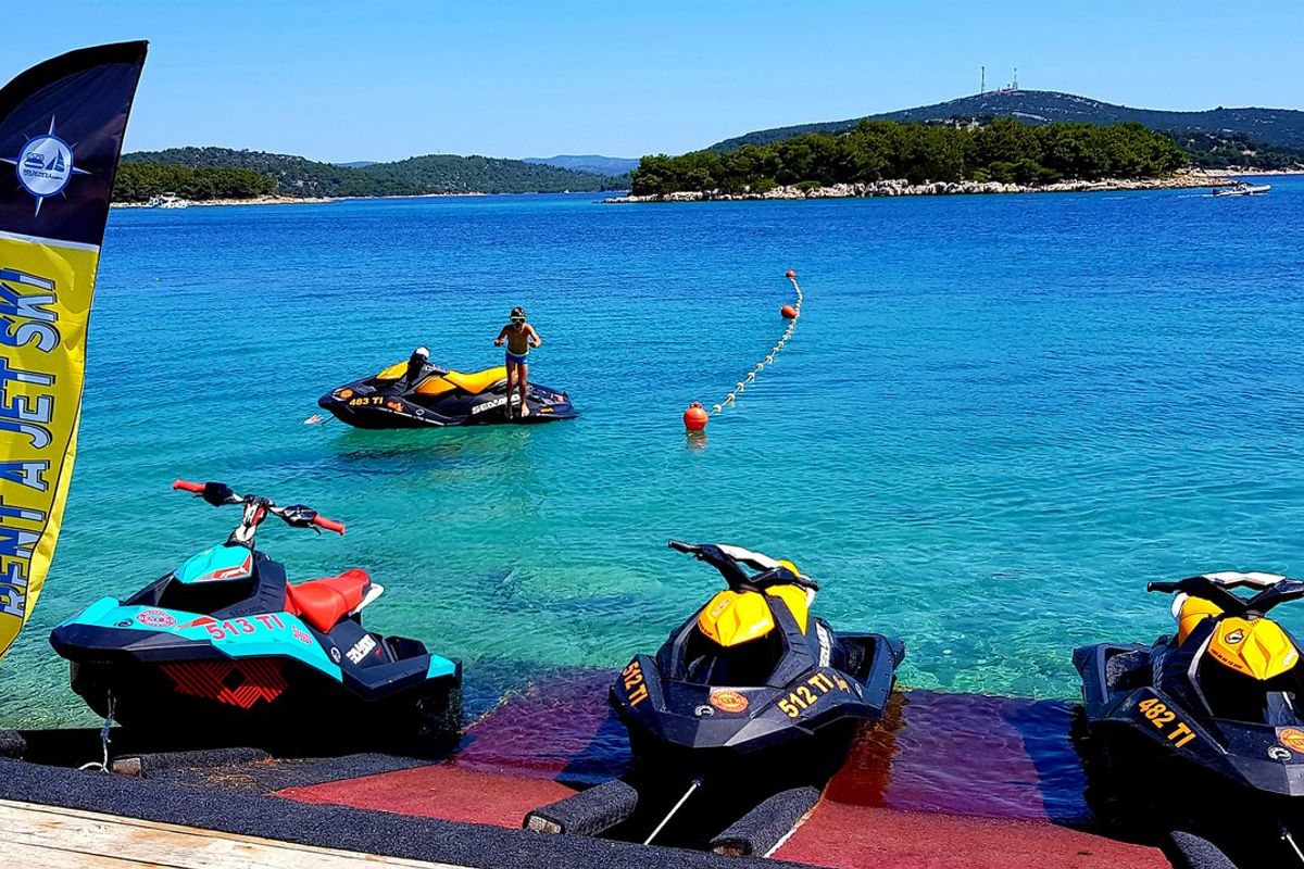 Exterior view of Lucky, a SEA DOO SPARK 90HP motorboat at Jezera, Croatia
