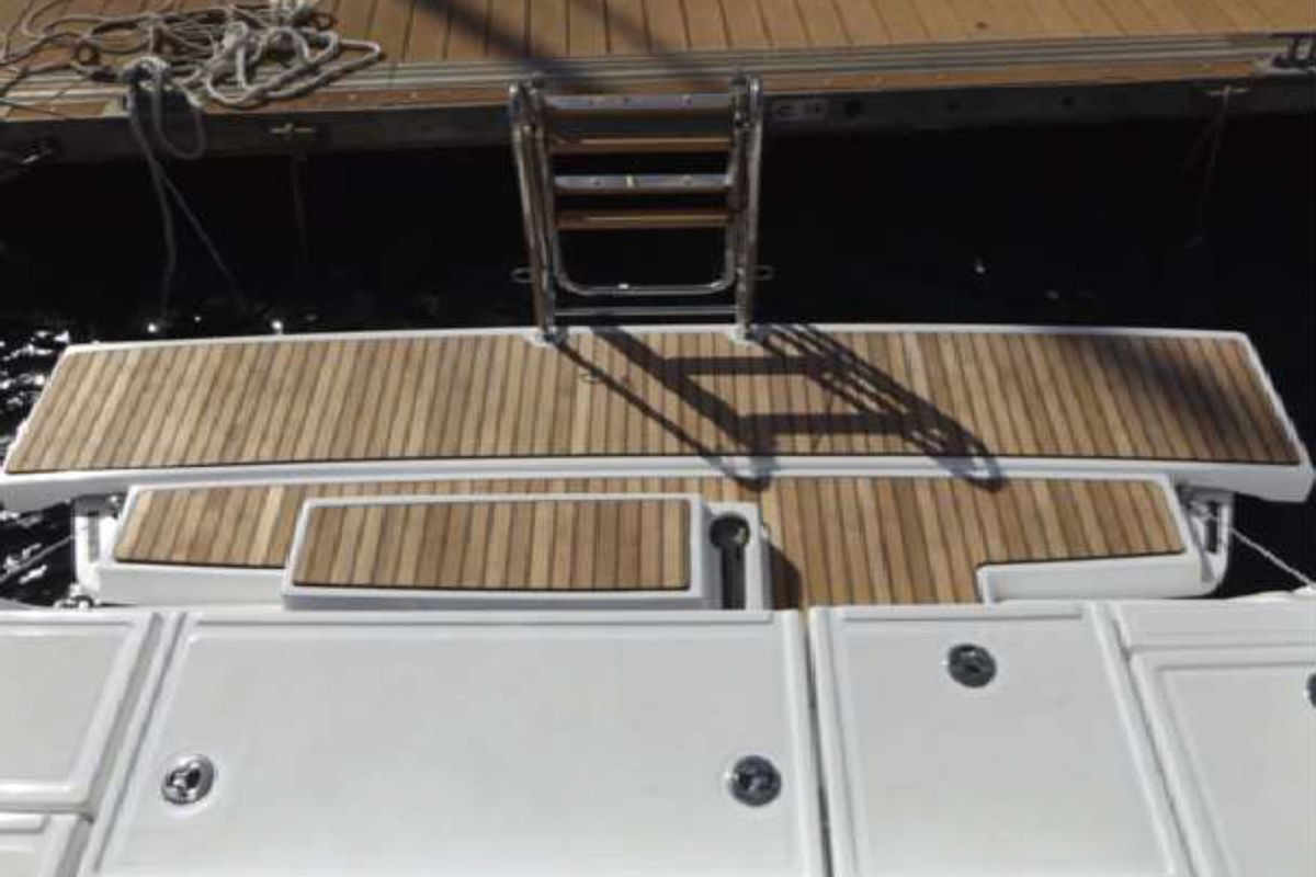 Exterior view of WAYWARD PRINCE, a Beneteau Oceanis 48 sailboat at Kalkara, Malta