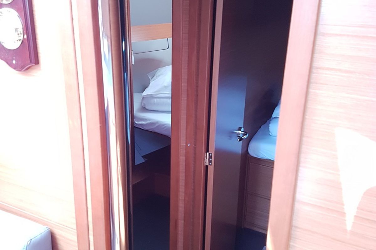 Cabin on Alegro, a Dufour 460 GL sailboat at Općina Sukošan, Croatia