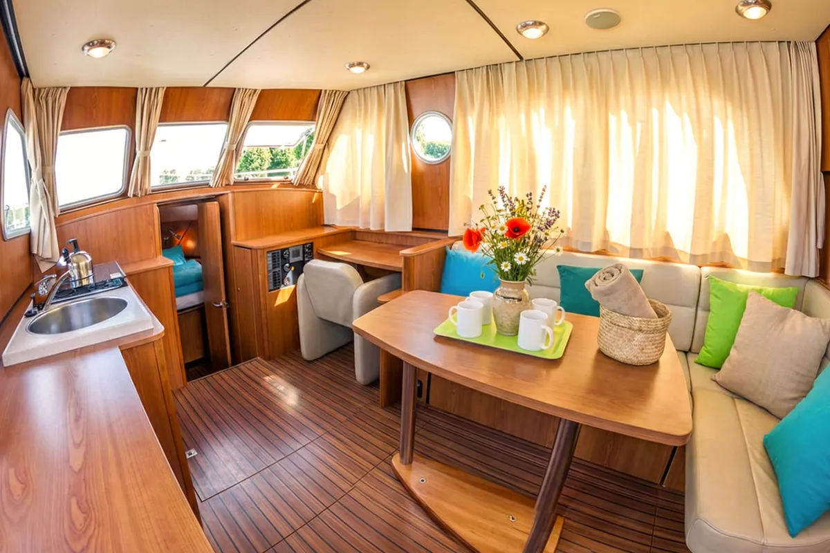 Cruiser Premium Steel 4/6 Pers., a Linssen Linssen Grand Sturdy 34.9 motorboat at Corbigny, France