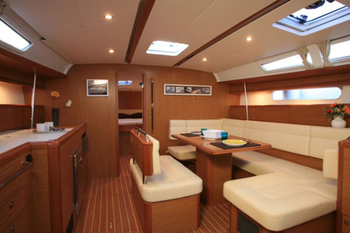 Ealis, a Jeanneau Sun Odyssey 49i sailboat at Athens, Greece