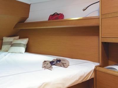 Cabin on Sunsail 38 Classic, a Jeanneau Sun Odyssey 389 sailboat at Municipal Unit of Lefkada, Greece