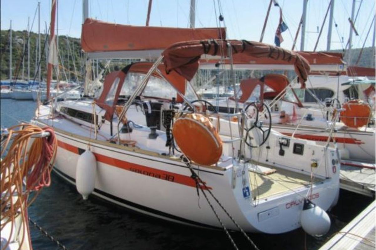 Exterior view of Cherry, a AD Boats Salona 38 sailboat at Izola / Isola, Slovenia