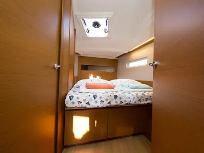 Head on Suncity 3, a Jeanneau Sun Odyssey 410 sailboat at Fethiye, Turkey