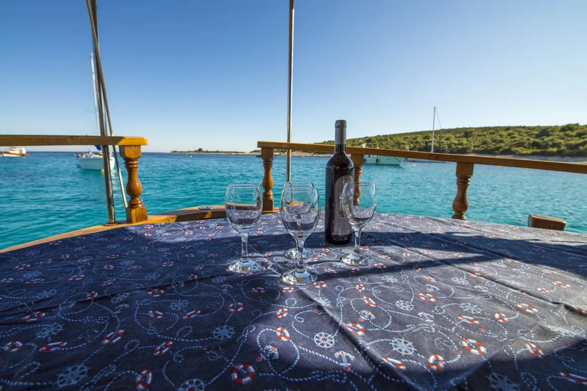 Deck of Luka, a Custom Made Yacht LUKA yacht at Zadar, Croatia