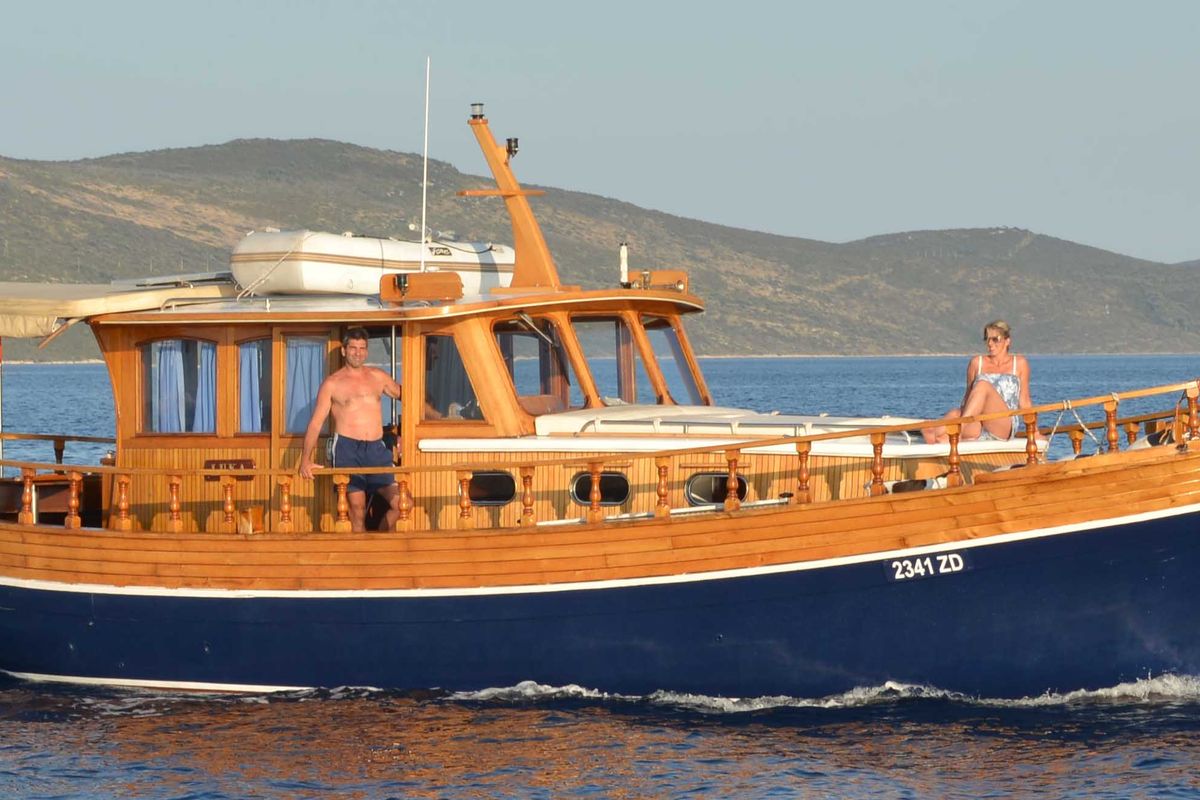 Exterior view of Luka, a Custom Made Yacht LUKA yacht at Zadar, Croatia