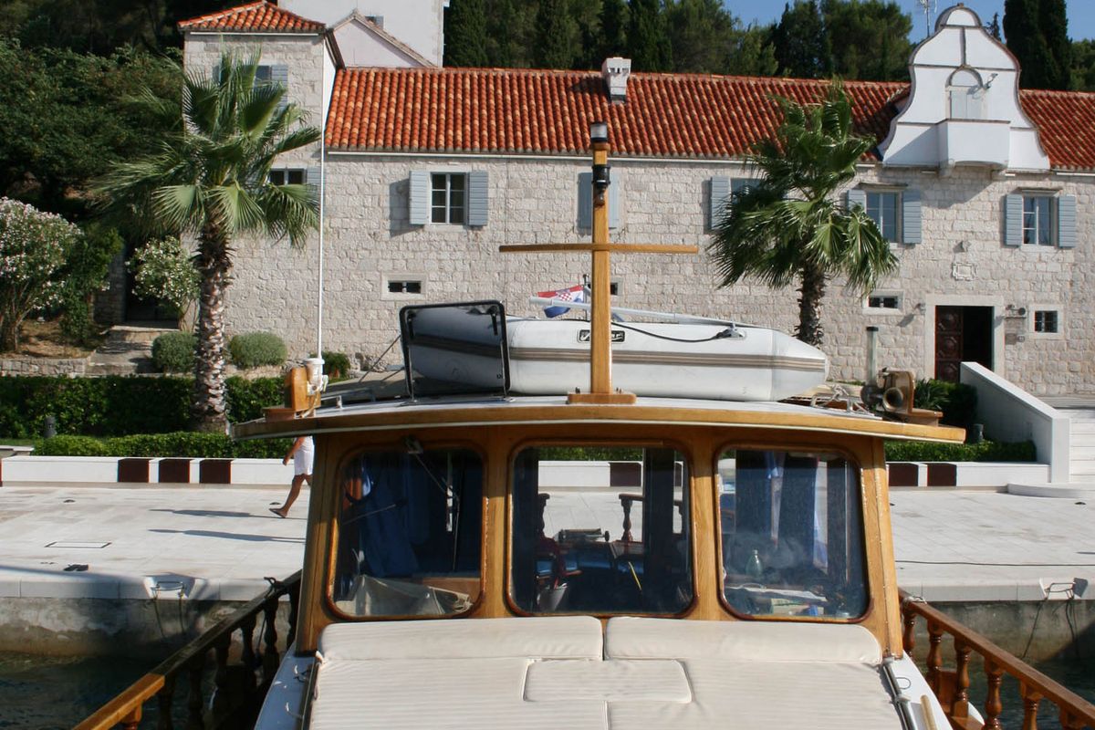 Deck of Luka, a Custom Made Yacht LUKA yacht at Zadar, Croatia