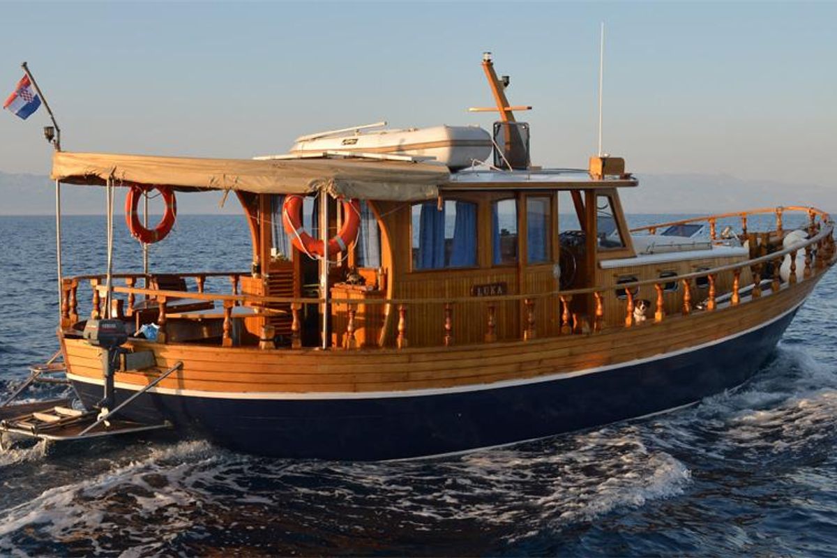 Exterior view of Luka, a Custom Made Yacht LUKA yacht at Zadar, Croatia