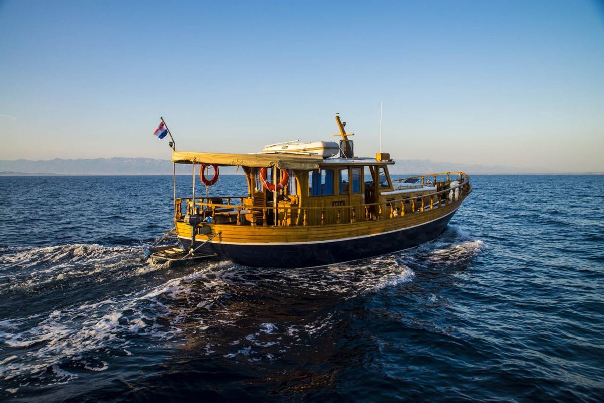 Exterior view of Luka, a Custom Made Yacht LUKA yacht at Zadar, Croatia