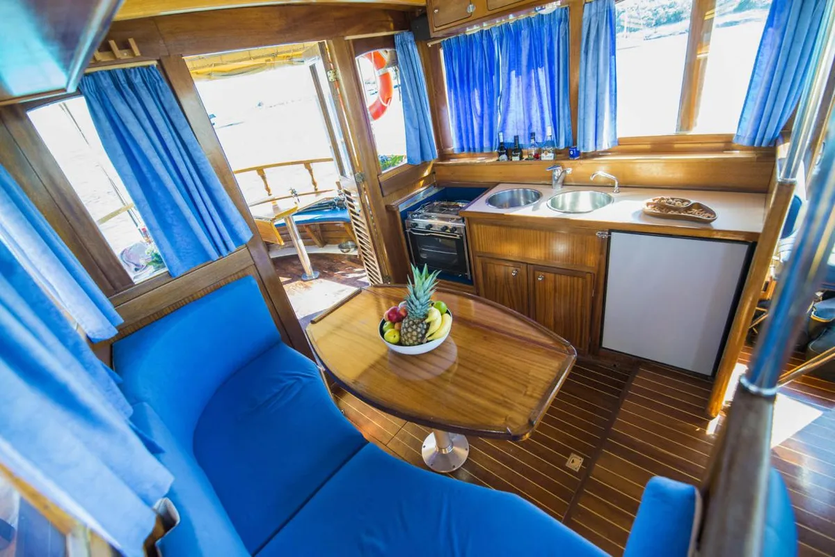 Salon of Luka, a Custom Made Yacht LUKA yacht at Zadar, Croatia