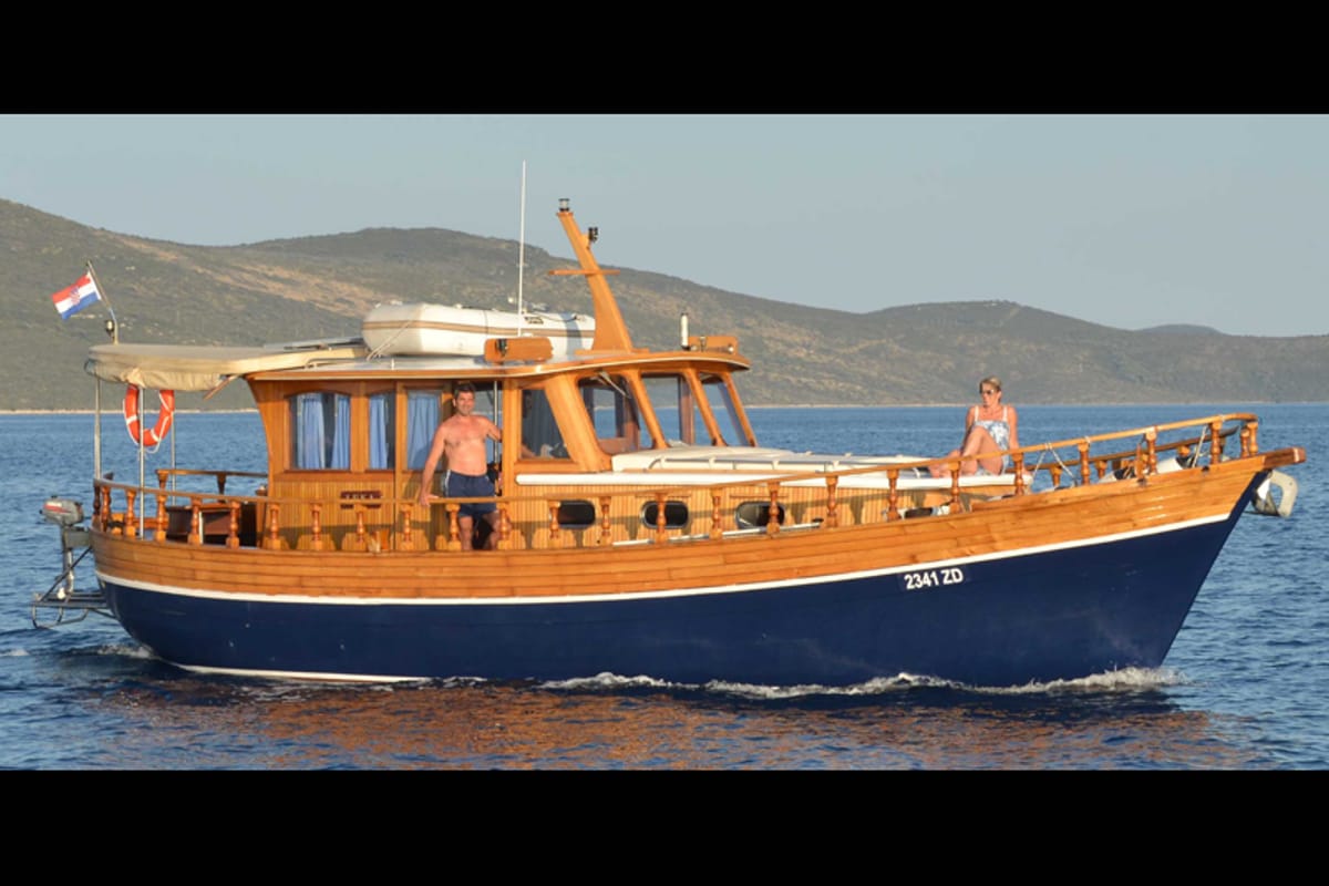 Salon of Luka, a Custom Made Yacht LUKA yacht at Zadar, Croatia