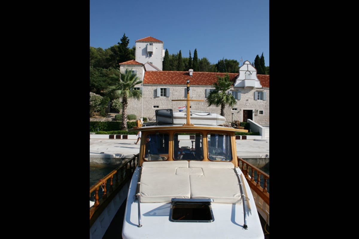Deck of Luka, a Custom Made Yacht LUKA yacht at Zadar, Croatia