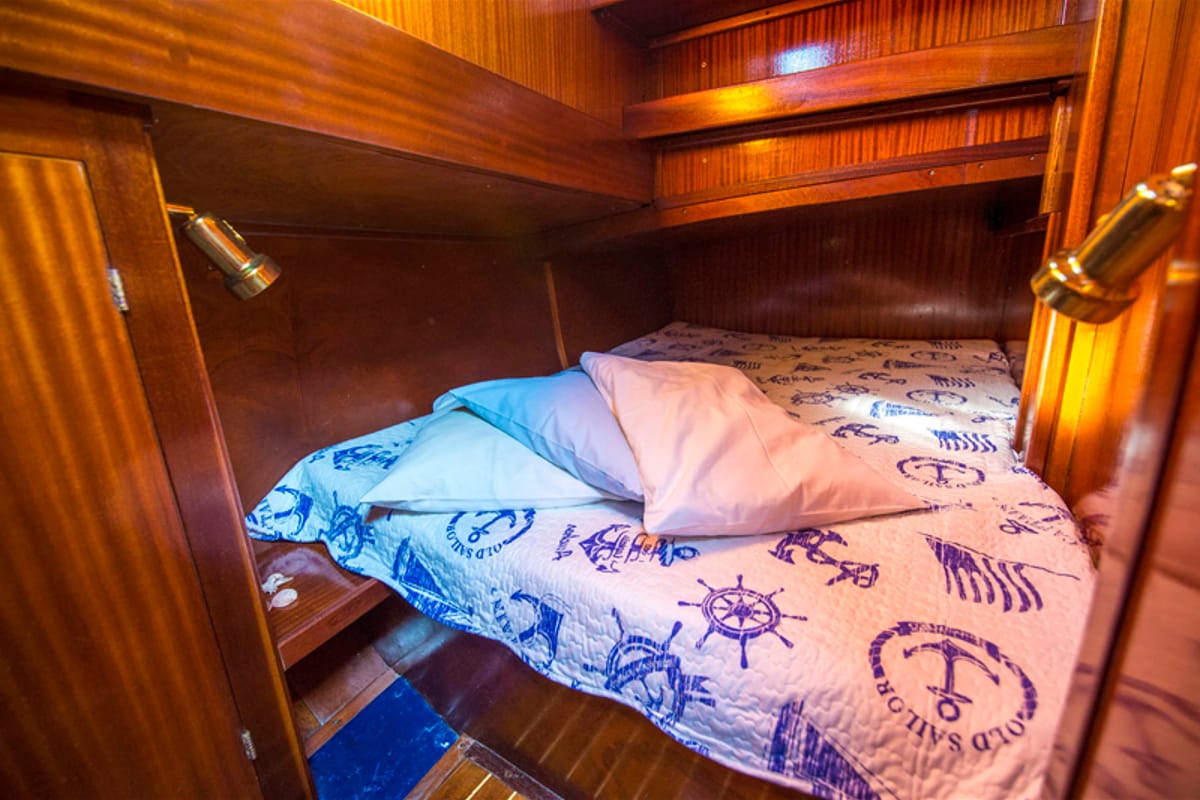 Cockpit of Luka, a Custom Made Yacht LUKA yacht at Zadar, Croatia
