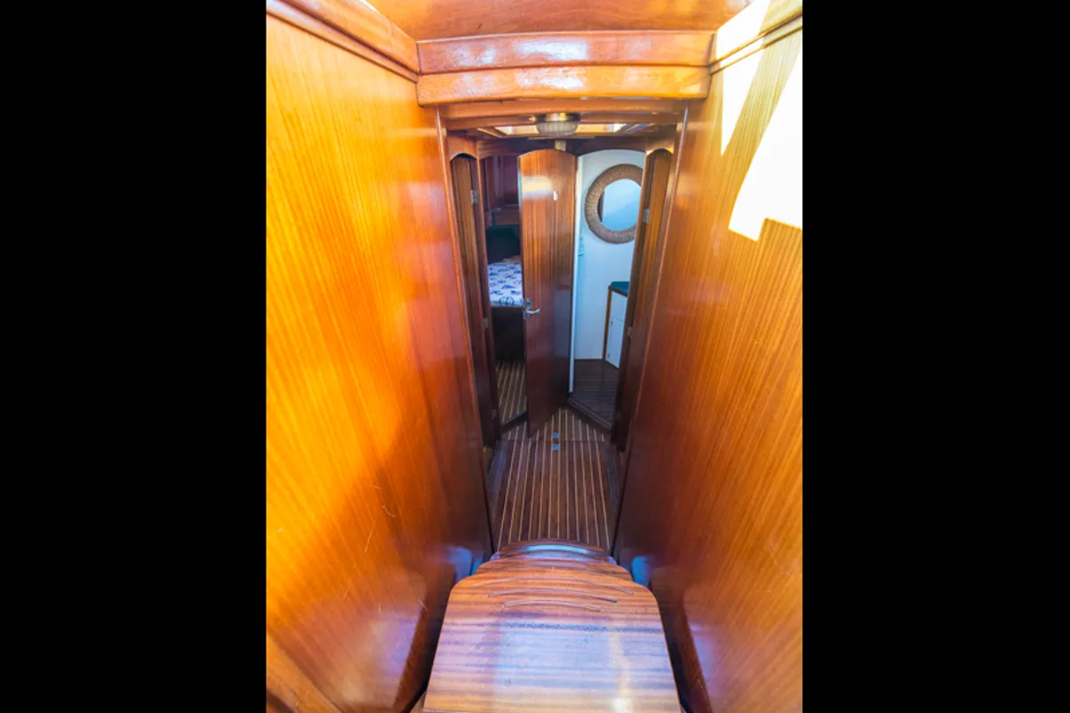 Cockpit of Luka, a Custom Made Yacht LUKA yacht at Zadar, Croatia