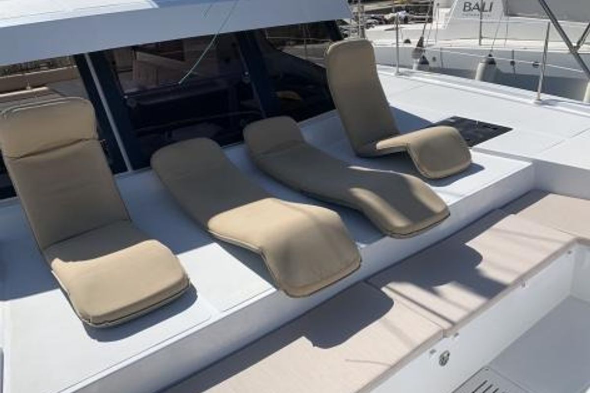Cabin on Kuma, a Bali Catspace catamaran at Salerno, Italy