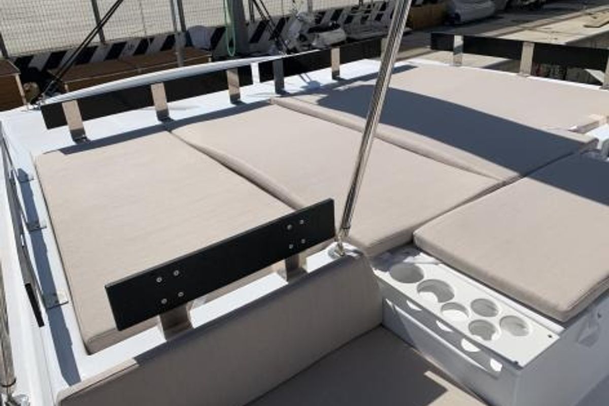 Cabin on Kuma, a Bali Catspace catamaran at Salerno, Italy