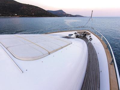 Deck of Caelum, a Maiora - Fipa Group Maiora 24 yacht at Bodrum, Turkey