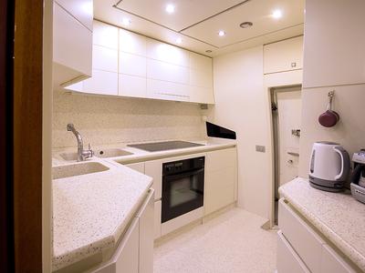 Galley of Caelum, a Maiora - Fipa Group Maiora 24 yacht at Bodrum, Turkey