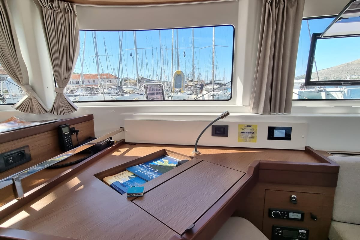 Magic Point, a Lagoon 46 catamaran at Split, Croatia