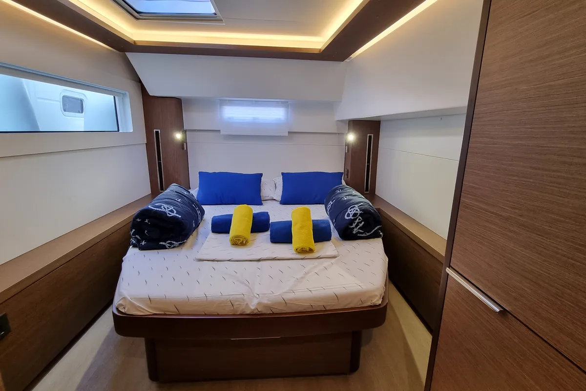 Magic Point, a Lagoon 46 catamaran at Split, Croatia