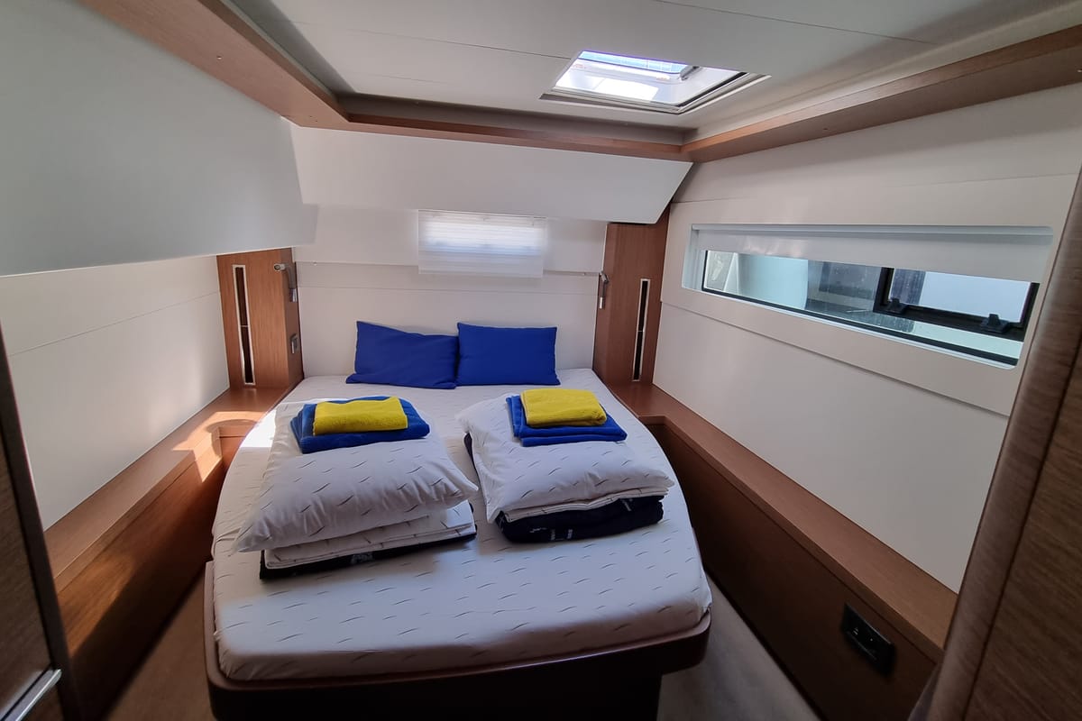 Magic Point, a Lagoon 46 catamaran at Split, Croatia