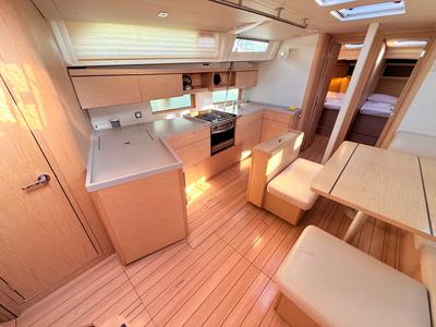 Galley of Sara, a Beneteau Oceanis 46.1 sailboat at Općina Sukošan, Croatia