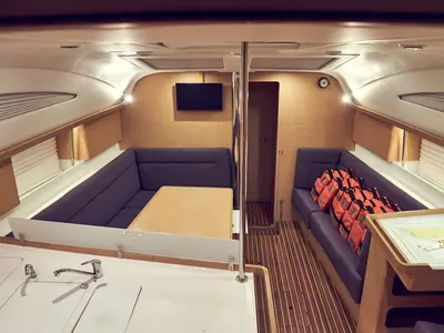 Salon of Six Friends, a Elan Impression 45 sailboat at Grad Pula, Croatia