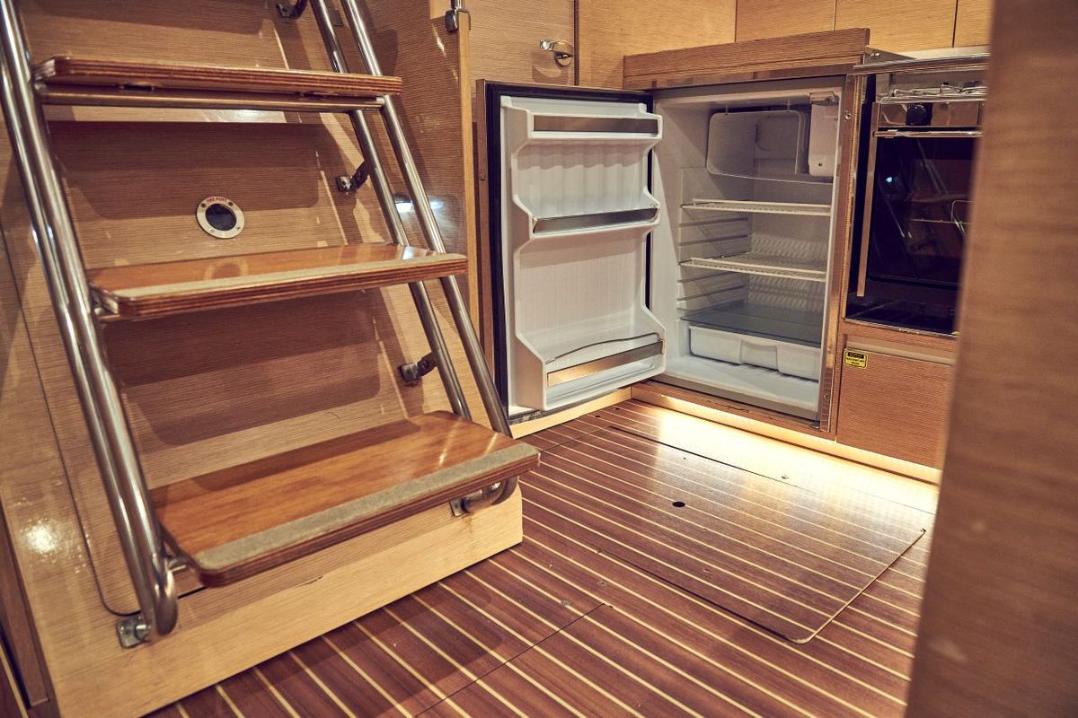 Galley of Six Friends, a Elan Impression 45 sailboat at Grad Pula, Croatia