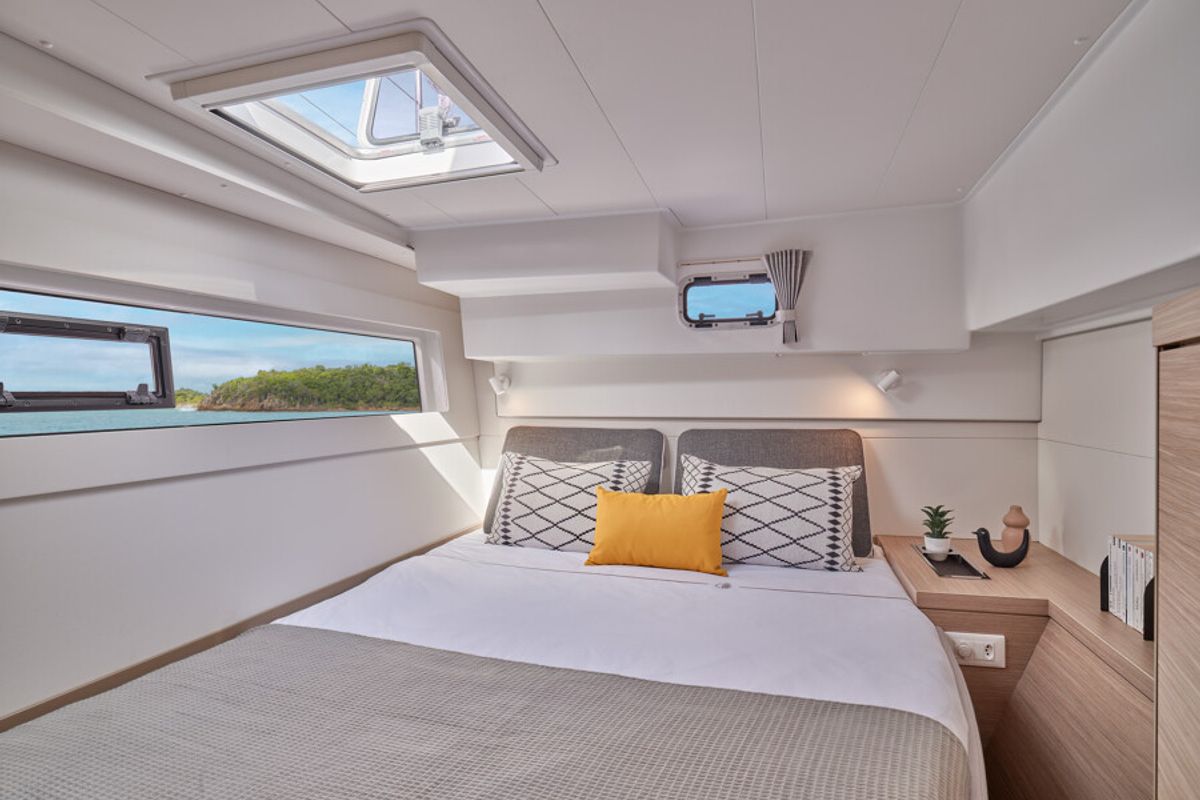 Cabin on LINDA, a Lagoon 40 catamaran at Split, Croatia