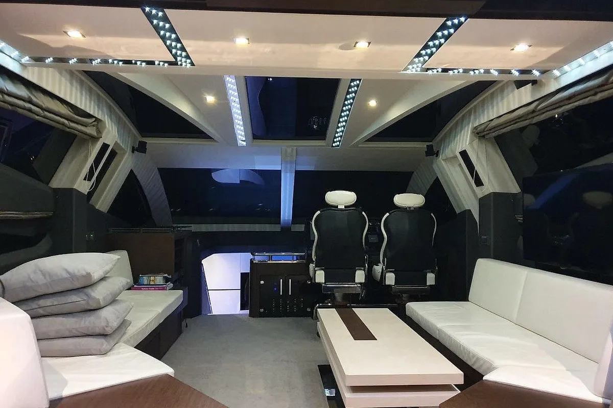 Obsession two, a Galeon Galeon 700 yacht at Novi Vinodolski, Croatia