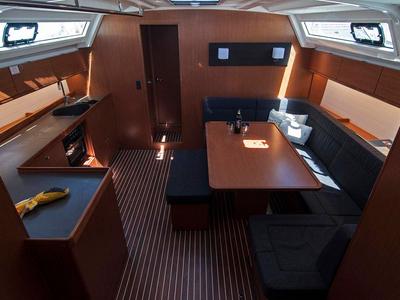 Salon of Adria Kristina, a Bavaria Cruiser 46 sailboat at Split, Croatia