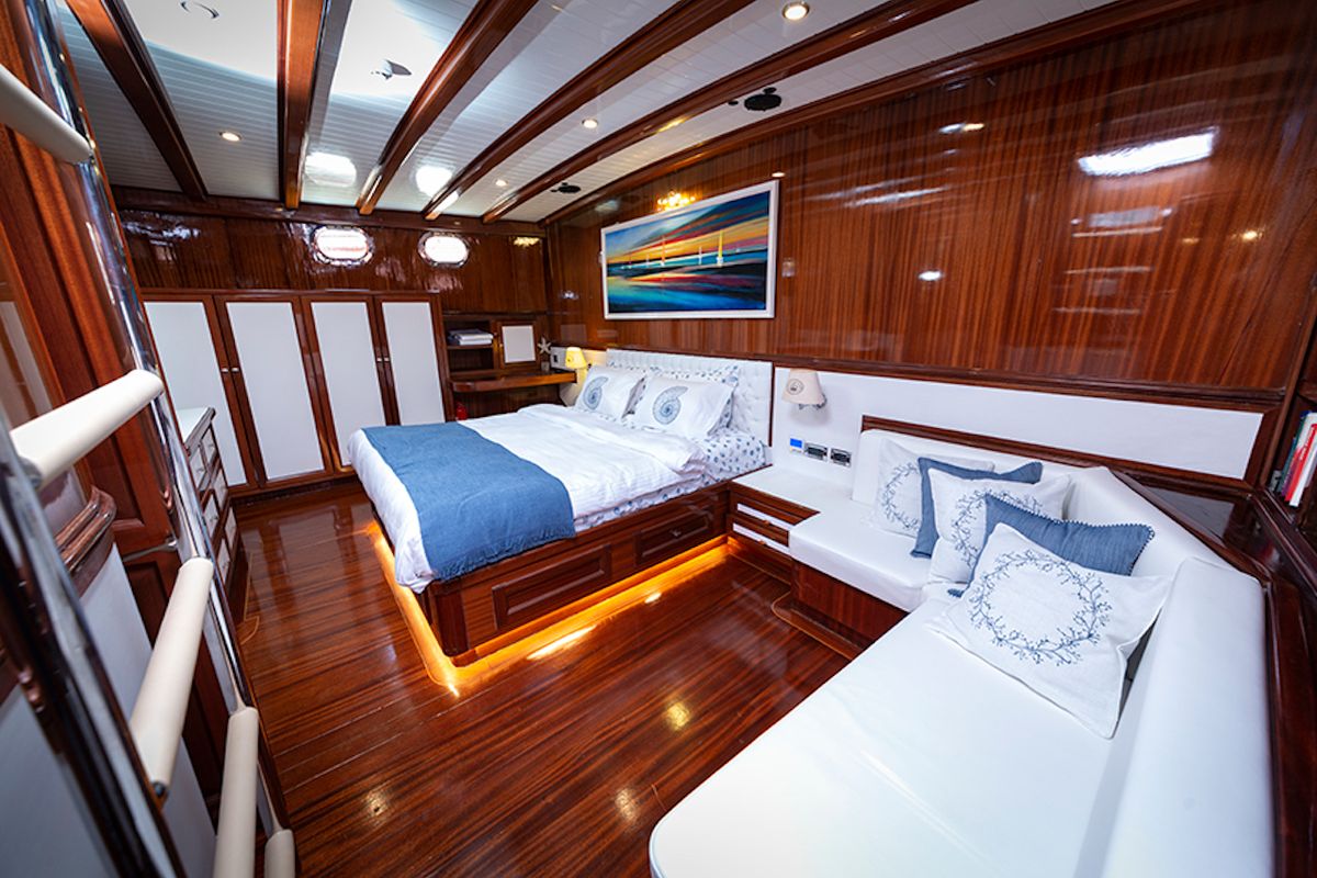 Cabin on Queen of Datca, a Gulet Gulet gulet at Kos, Greece