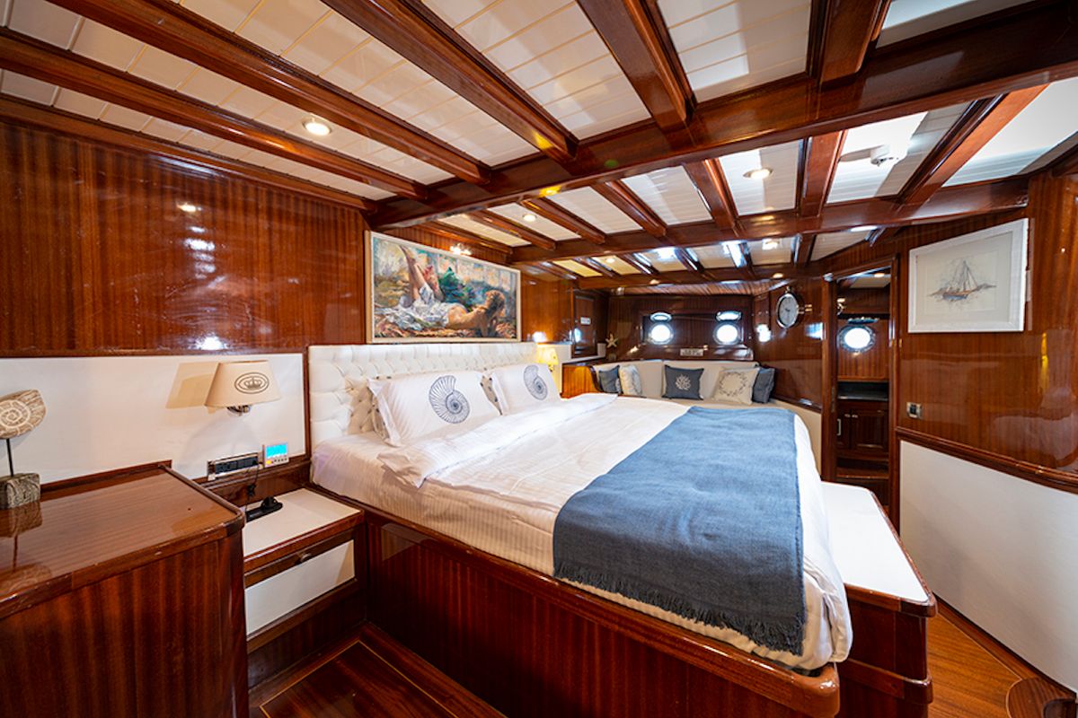 Cabin on Queen of Datca, a Gulet Gulet gulet at Kos, Greece