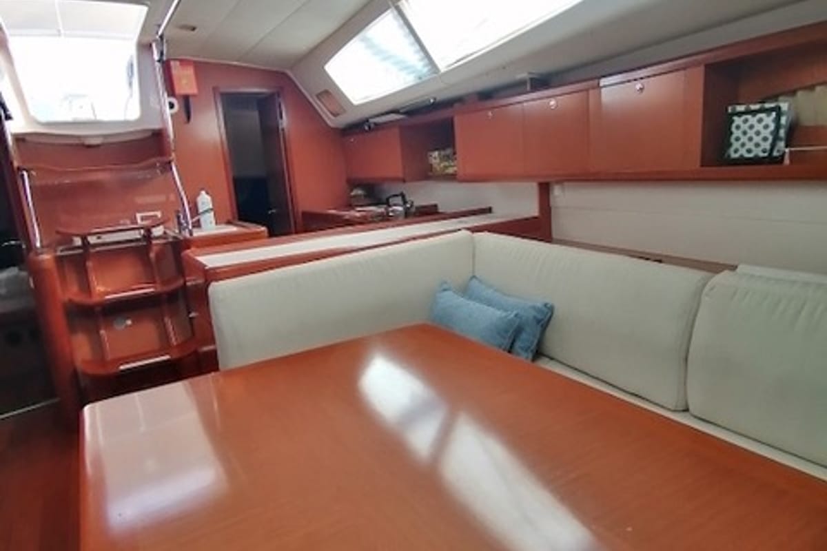 Viento, a Beneteau Oceanis 46 sailboat at Fethiye, Turkey