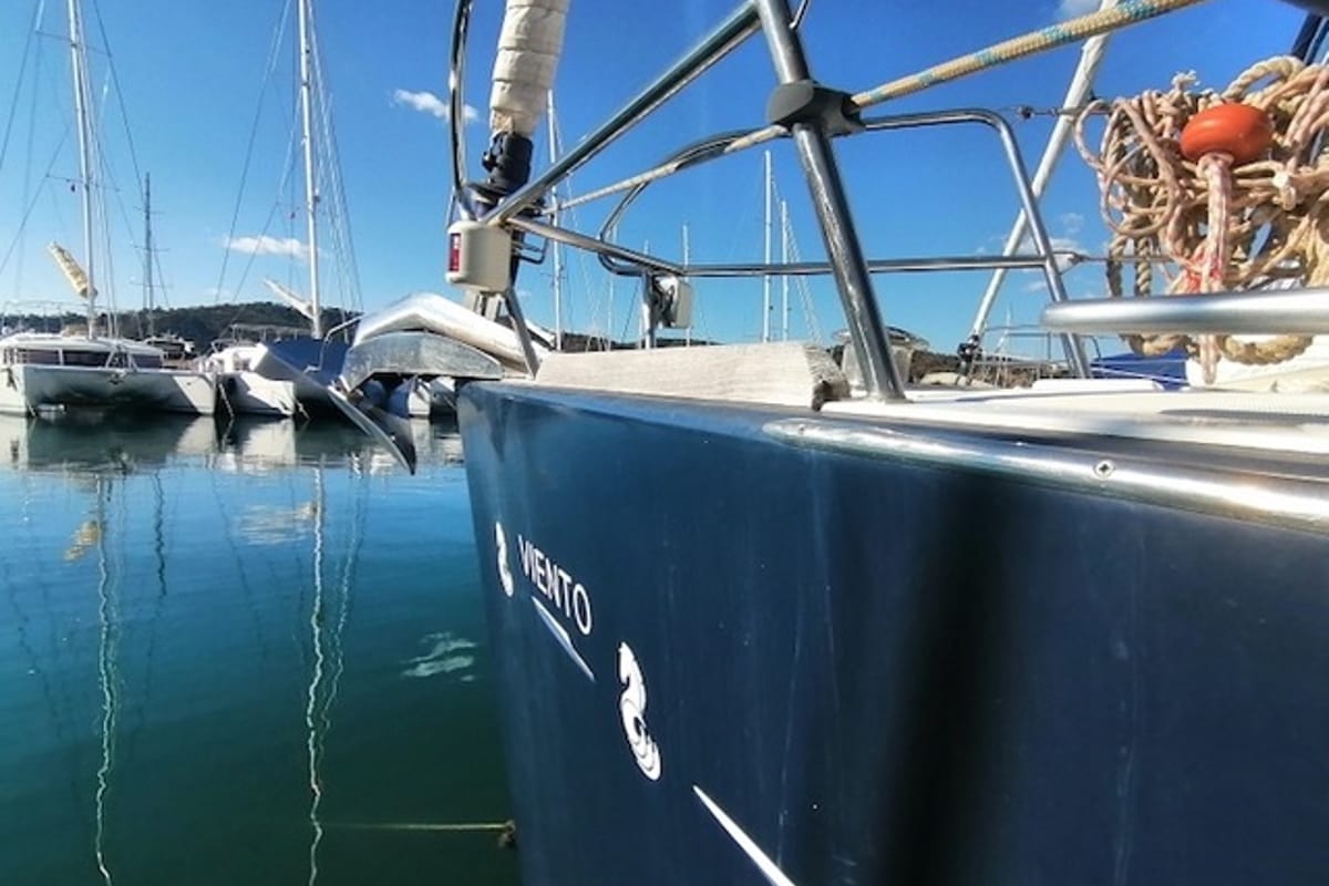 Viento, a Beneteau Oceanis 46 sailboat at Fethiye, Turkey