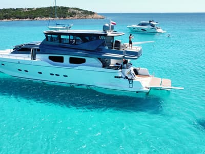 Prime, a Posillipo Technema 98 yacht at Cannigione, Italy