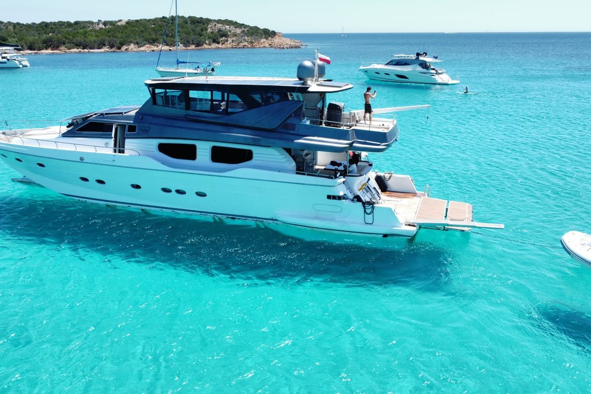Prime, a Posillipo Technema 98 yacht at Cannigione, Italy