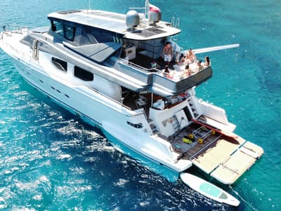 Prime, a Posillipo Technema 98 yacht at Cannigione, Italy