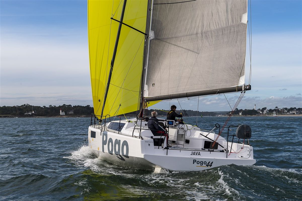 Cockpit of TOSTAKY, a Pogo Structures Pogo 44 sailboat at La Rochelle, France