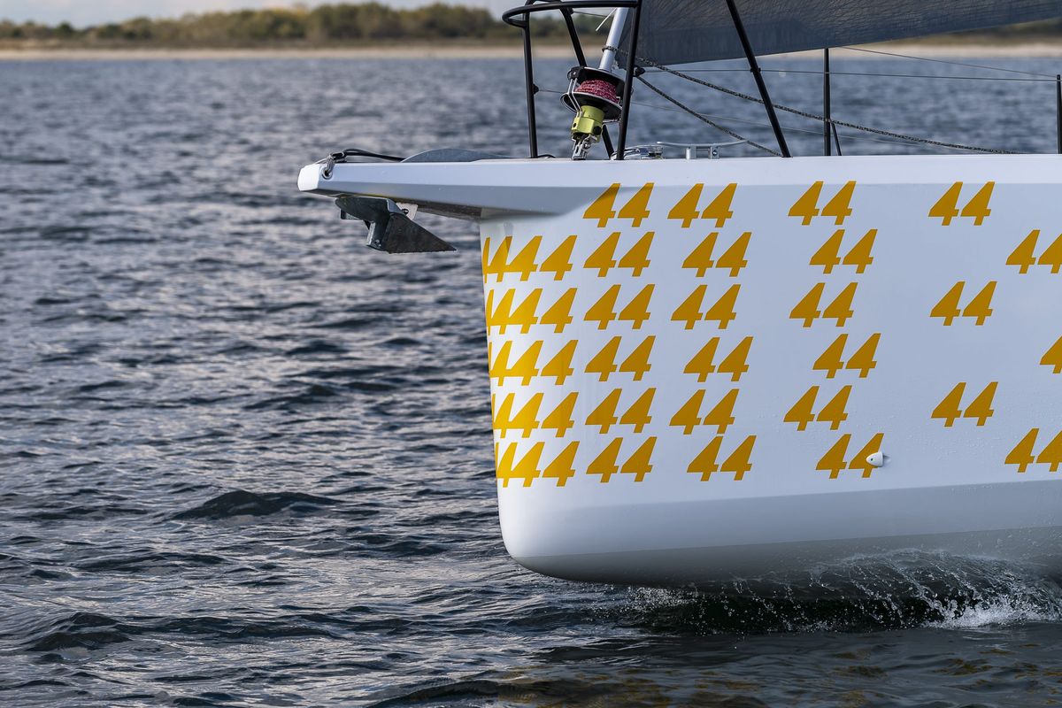 Exterior view of TOSTAKY, a Pogo Structures Pogo 44 sailboat at La Rochelle, France
